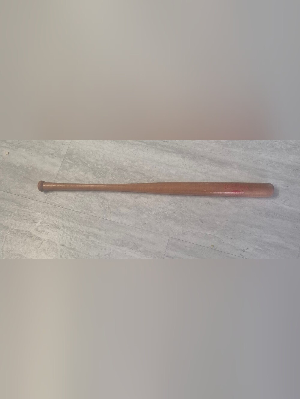 Vintage 1993 Cleveland Indians Mini Wood Baseball Bat 1933-1993 E.W. Hannas MLB